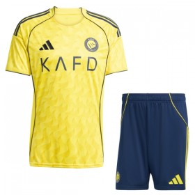 Al Nassr Domácí 2025-26 - Dětské Fotbalové Dresy (S/S)